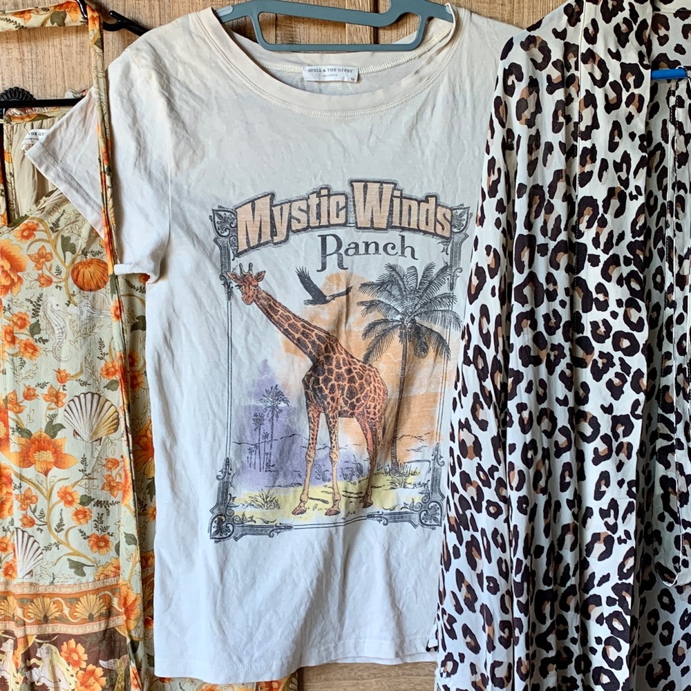 Spell Gypsy Collective Mystic Winds Ranch T EUC XS